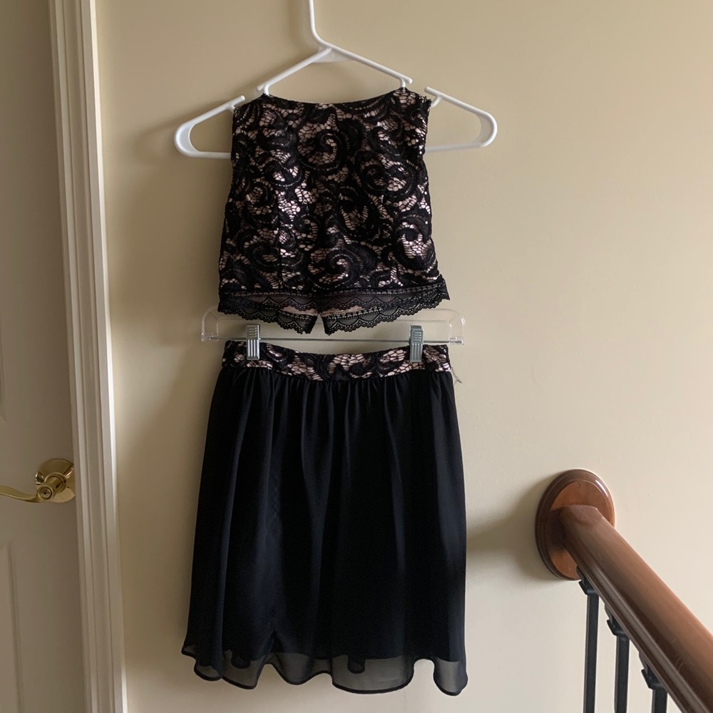 Macy’s Pink & Black Homecoming Dress